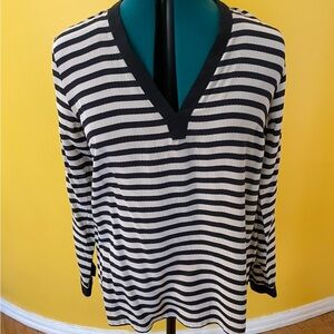 Silk/rayon crepe Max Mara long sleeve top M